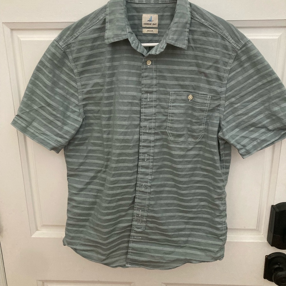 Johnnie-O Hangin’ Out Striped Button-Down Shirt